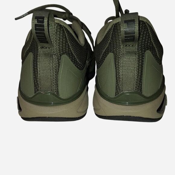 Olive green Puma trainers Women's 8.5 - Picture 3 of 8